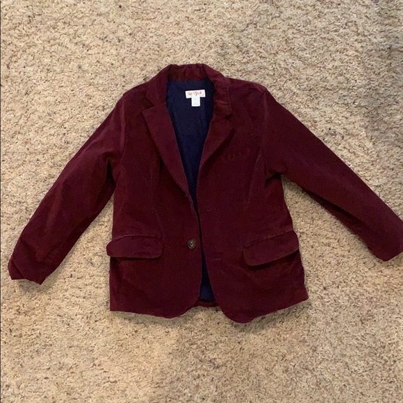boys suede blazer